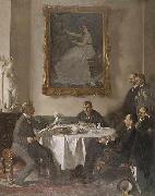 William Orpen Homage to Manet oil painting artist